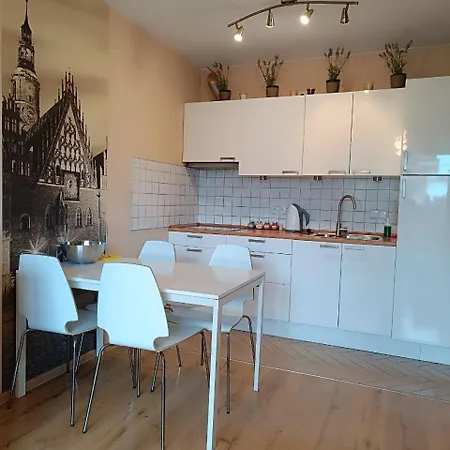 Big - 60m2 - 3 Beds - Lift - Balcony - Parking - 6 People شقة فروتسواف